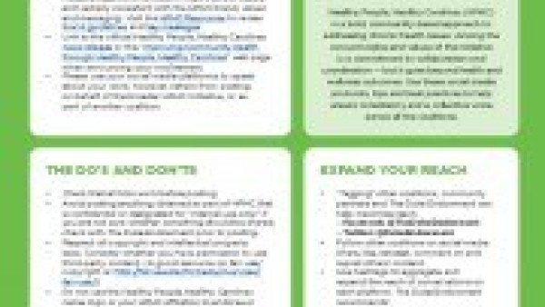 Social Media Guidelines - Healthy People, Healthy Carolinas