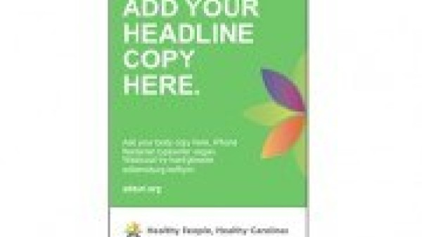 Table Tent Template - Healthy People, Healthy Carolinas